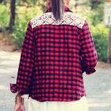 The Lumberjack Sherpa Top: Alternate View #4