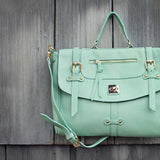 The Nash Tote in Mint: Alternate View #2