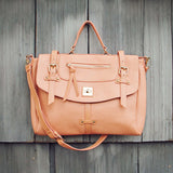 The Nash Tote in Peach: Alternate View #1