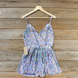 The Nile Romper in Blue: Alternate View #4