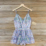 The Nile Romper in Blue: Alternate View #1