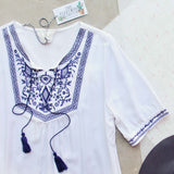 The Roe Embroidered Tunic (wholesale): Alternate View #2