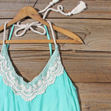 The Sable Dress in Turquoise: Alternate View #2