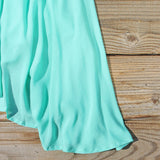 The Sable Dress in Turquoise: Alternate View #3
