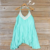 The Sable Dress in Turquoise: Alternate View #1