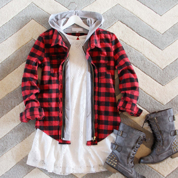 The Seattle Plaid Hoodie: Featured Product Image