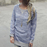 Knit & Slub Sweatshirt: Alternate View #2