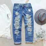 The Taylor Boyfriend Jean: Alternate View #1