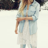 The Tilla Lace Layering Tunic: Alternate View #2