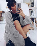 The Elliott Sweater in Gray: Alternate View #1