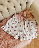 Thermal Ruffle Shorts: Alternate View #1