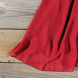 Timber Lace Dress in Burgundy: Alternate View #3