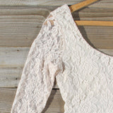 Timber Lace Dress in Navy: Alternate View #2