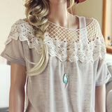 The Timber Trail Tee in Sand: Alternate View #2