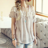 The Timber Trail Tee in Sand: Alternate View #1