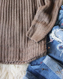 Toasty Knit Sweater in Taupe: Alternate View #3