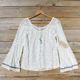 Tocca Lace Top: Alternate View #1