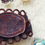 Tooled Lace Vintage Belt: Alternate View #2