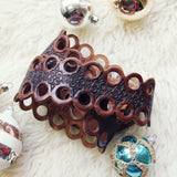 Tooled Lace Vintage Belt: Alternate View #3