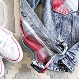 The Tucker Jean Jacket in Plaid: Alternate View #3