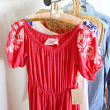 Tulum Maxi Dress in Coral: Alternate View #1