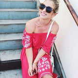 Tulum Maxi Dress in Coral: Alternate View #2
