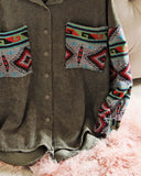 Sageland Corduroy Shacket: Alternate View #3