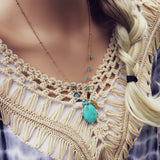 Turquoise Hunter Necklace: Alternate View #2