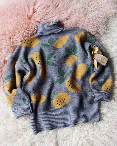 Tutti Fruity Sweater in Lemon: Featured Product Image
