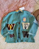 Varsity Sweater in Mint: Alternate View #1