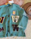 Varsity Sweater in Mint: Alternate View #2