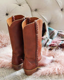 Vintage Braided Campus Boots: Alternate View #2