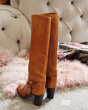 Vintage Soft Caramel Boots: Alternate View #3