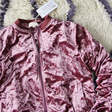 Spool Lux Velvet Bomber Jacket: Alternate View #2