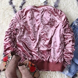 Spool Lux Velvet Bomber Jacket: Alternate View #4