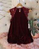 Velvet & Lace Tunic Dress: Alternate View #4