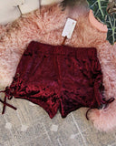 Velvet Tie Lounge Shorts: Alternate View #3