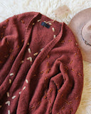 Velvet & Tie Sweater in Rusted Merlot: Alternate View #3