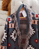 Velvet Moon Blanket Sweater in Dusty Sky: Alternate View #2