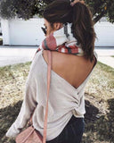 Venice Cozy Sweater in Cream: Alternate View #1