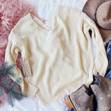 Venice Cozy Sweater in Cream: Alternate View #5