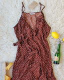 Villa Wrap Dress in Brown: Alternate View #1