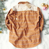 Vintage Lace & Patch Plaid Flannel #7: Alternate View #1
