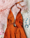 Vintage 60's Suede Dress: Alternate View #2