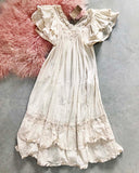 Vintage 70's Gauzy Dress: Alternate View #3