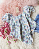Vintage 70's Hankie Top: Alternate View #3