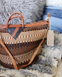 Vintage 70's Palm Tote: Alternate View #2