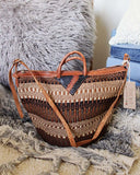 Vintage 70's Palm Tote: Alternate View #1