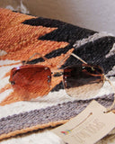Vintage 70's Rose Gold Sunnies: Alternate View #1