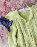 Vintage 50's Daffodil Sweater: Alternate View #2
